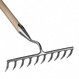 Garden Rake (10-tine) by Sneeboer Garden Tools