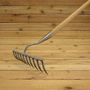 Garden Rake (10-tine) by Sneeboer Garden Tools