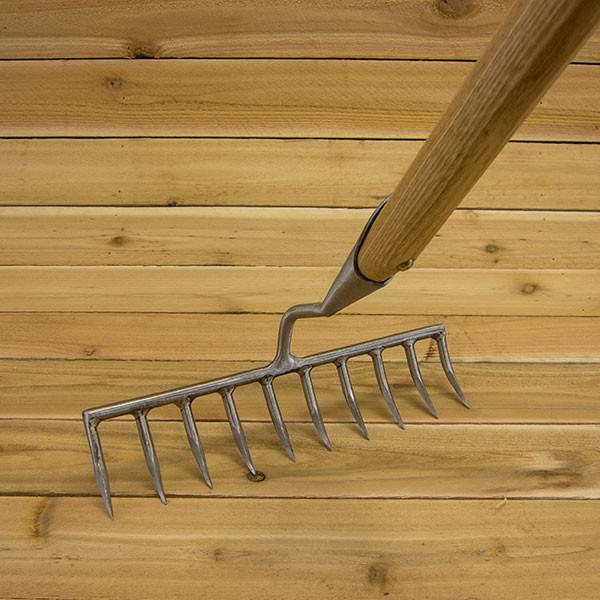 Garden Rake (10-tine) by Sneeboer Garden Tools