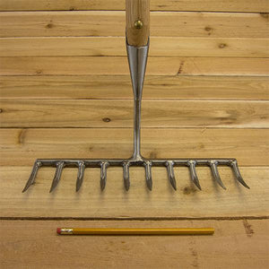 Garden Rake (10-tine) by Sneeboer Garden Tools